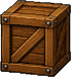 wooden crate